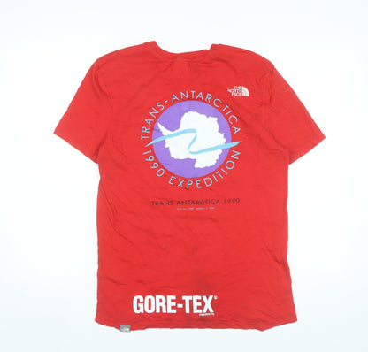 The North Face Men's Red Expedition Gore-Tex Graphic T-Shirt Size M