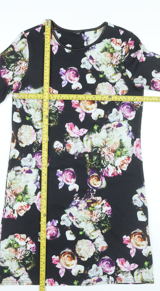 River Island Women’s Multicoloured Floral Shift Dress Size 6