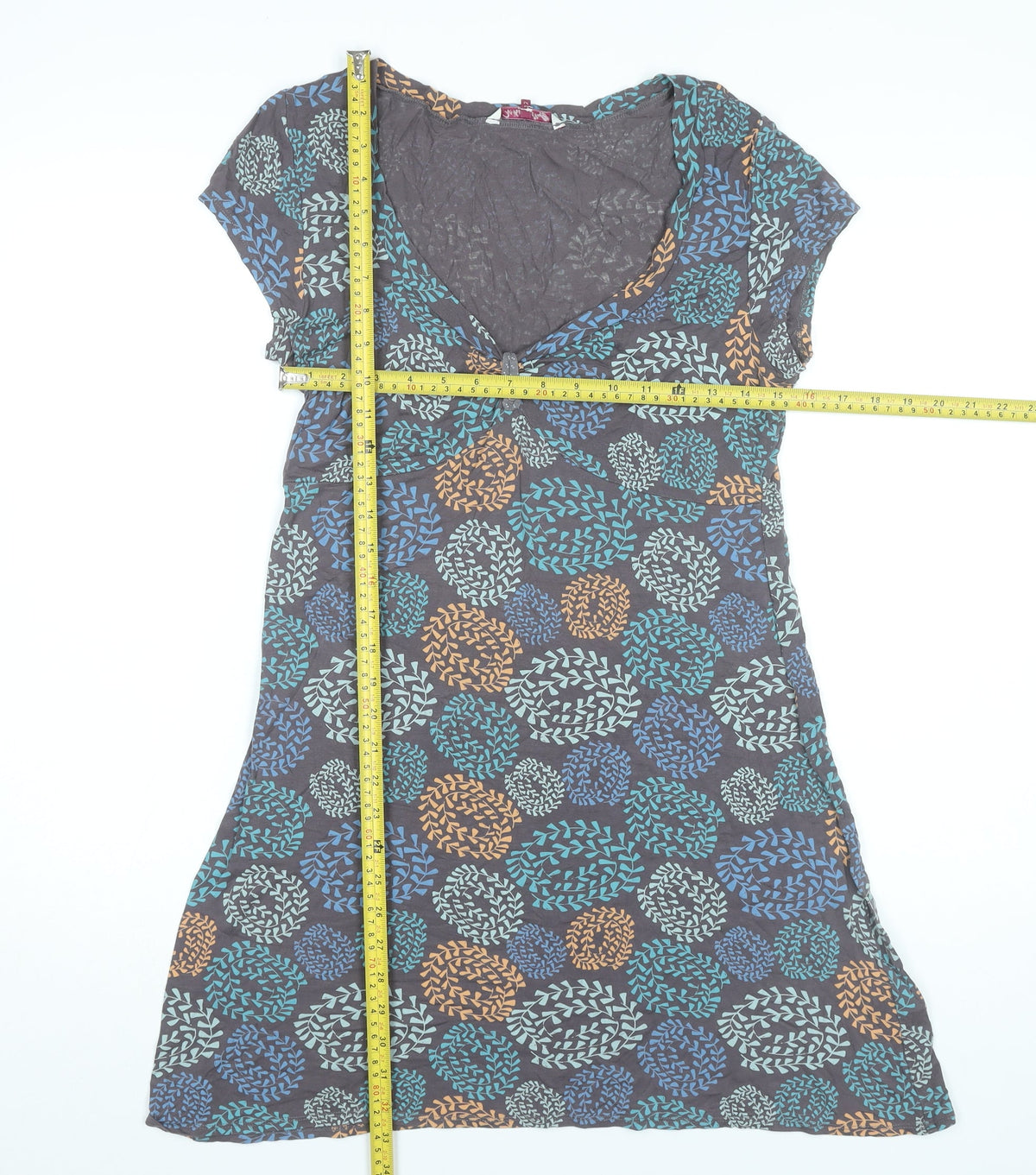 White Stuff Womens Multicoloured Size 12 Shift Dress Viscose Stretch