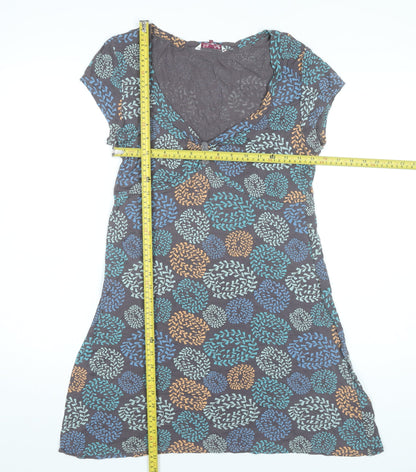 White Stuff Womens Multicoloured Size 12 Shift Dress Viscose Stretch