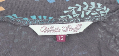 White Stuff Womens Multicoloured Size 12 Shift Dress Viscose Stretch