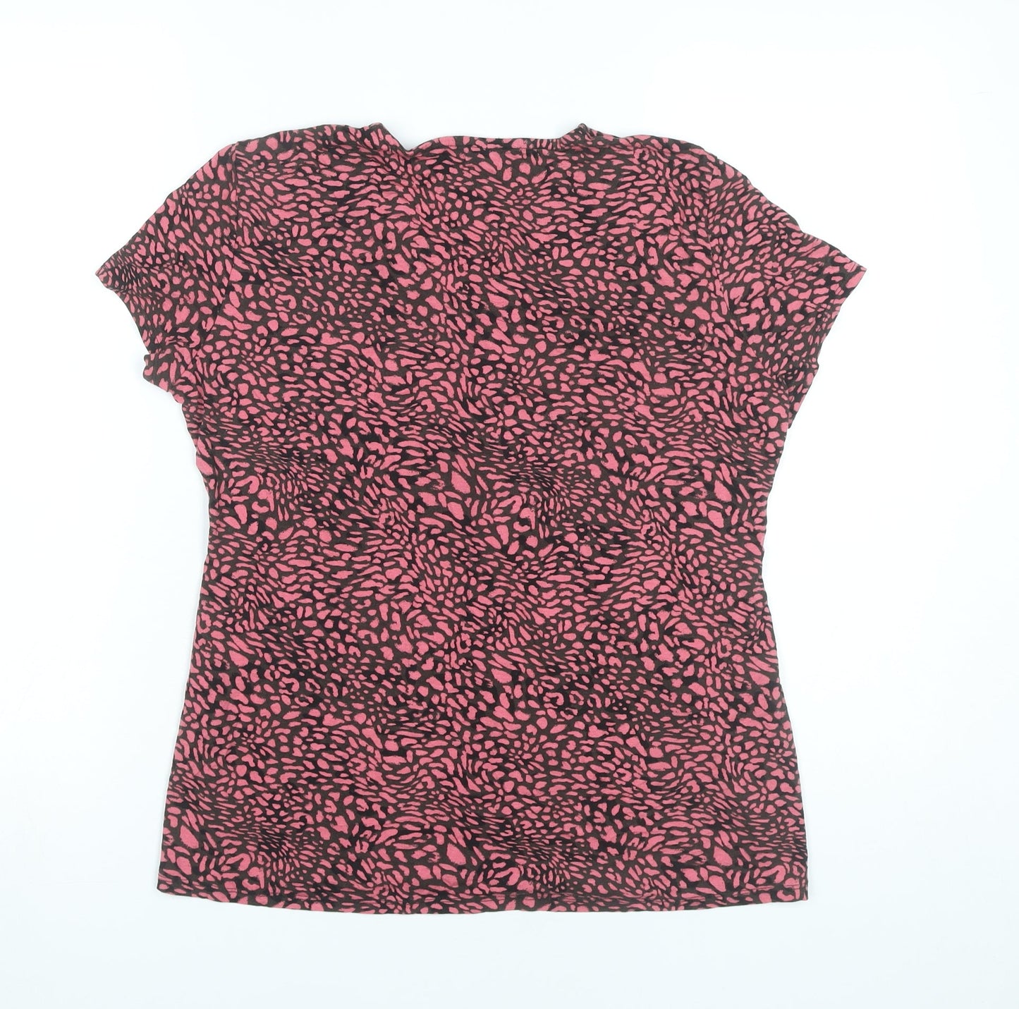 Womens UK Size 14 Wallis Pink Basic Blouse