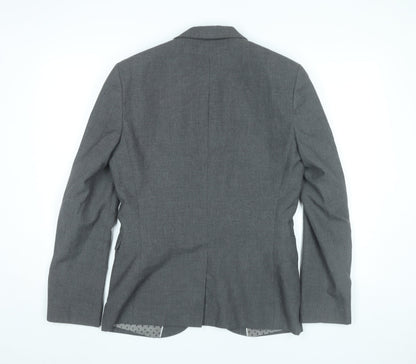 Next Men’s Grey Blazer Jacket 38 Chest Regular Fit Formal