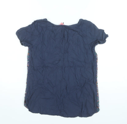 Womens UK Size 8 White Stuff Blue Tunic Blouse