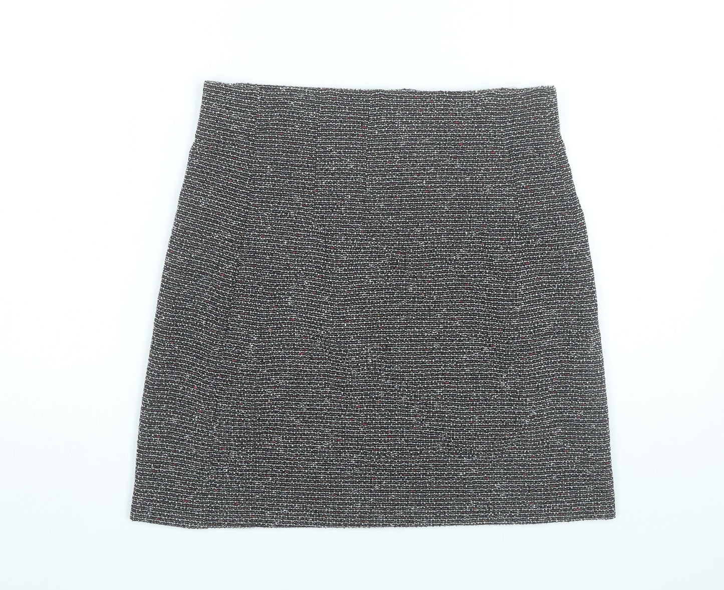 Marks and Spencer Women’s Black Size 12 Pencil Tweed Skirt