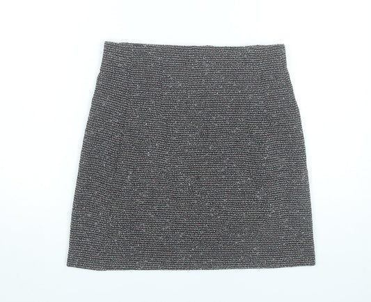 Marks and Spencer Women’s Black Size 12 Pencil Tweed Skirt