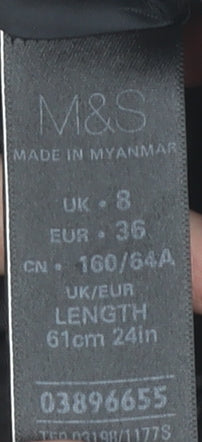 Marks and Spencer Women’s Black Size 8 Pencil Skirt Workwear