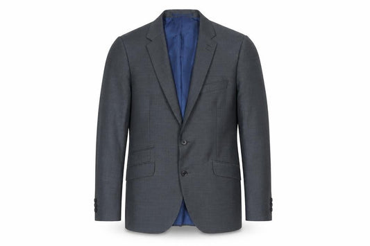 Marks and Spencer Men’s Grey Blazer Jacket 44 Chest 2XL Regular Fit