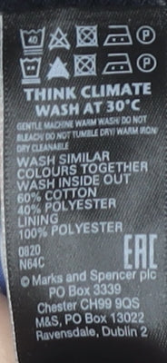 Marks and Spencer Women Black Size 12 Blazer Jacket Single Breasted