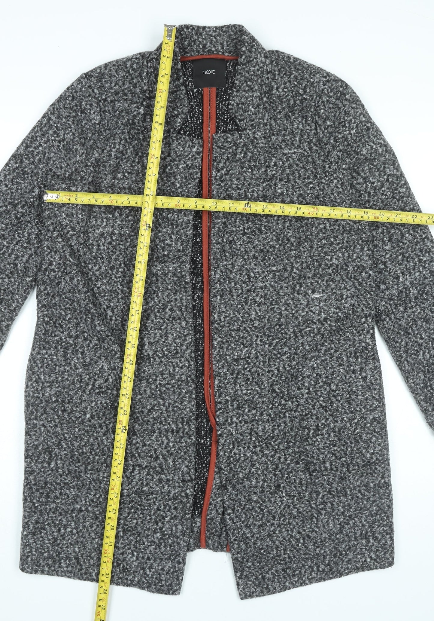 Womens UK Size 12 NEXT Grey Cardigan Jumper