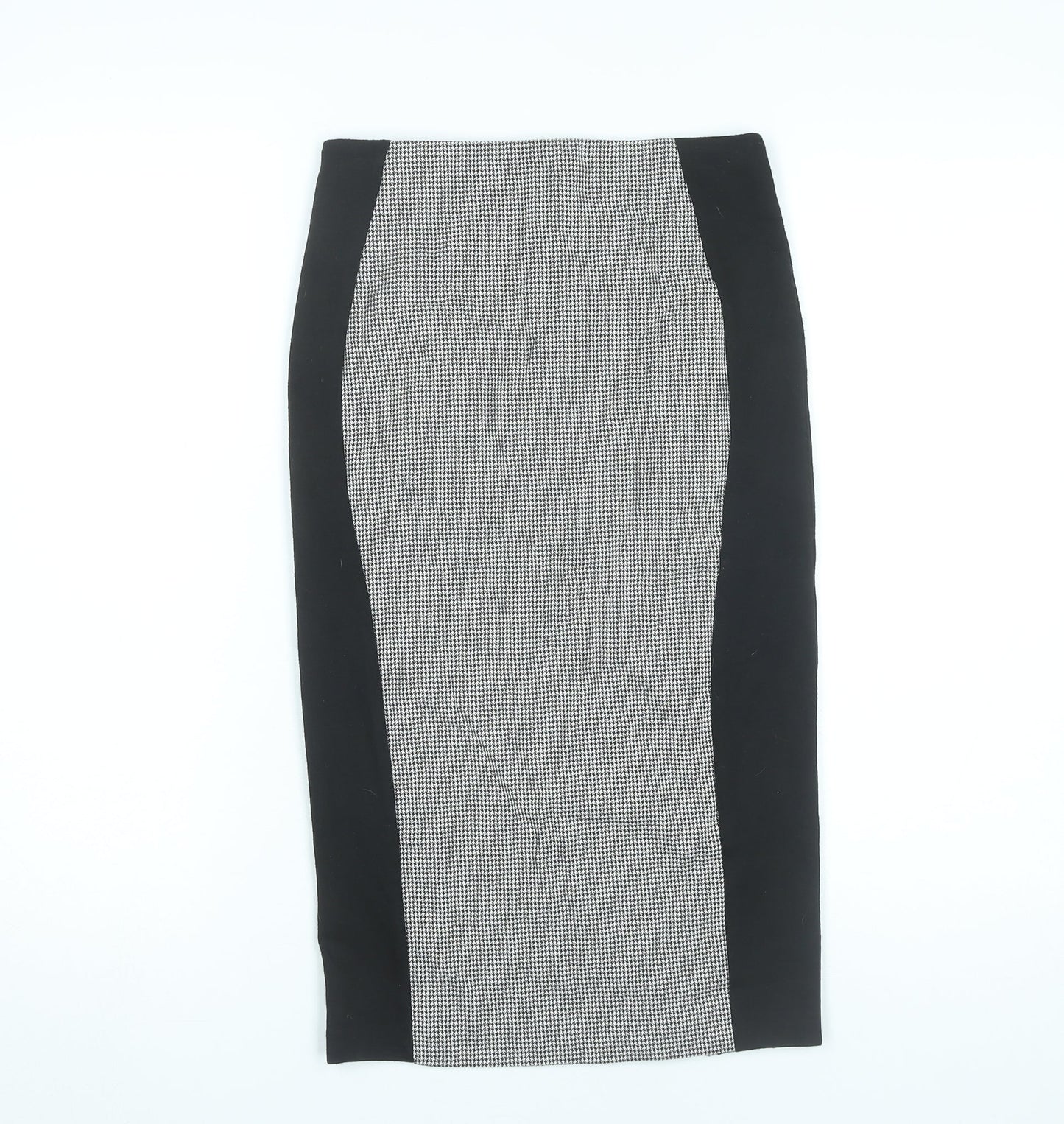ASOS Women’s Black & White Midi Pencil Skirt UK 8 Business Stretch
