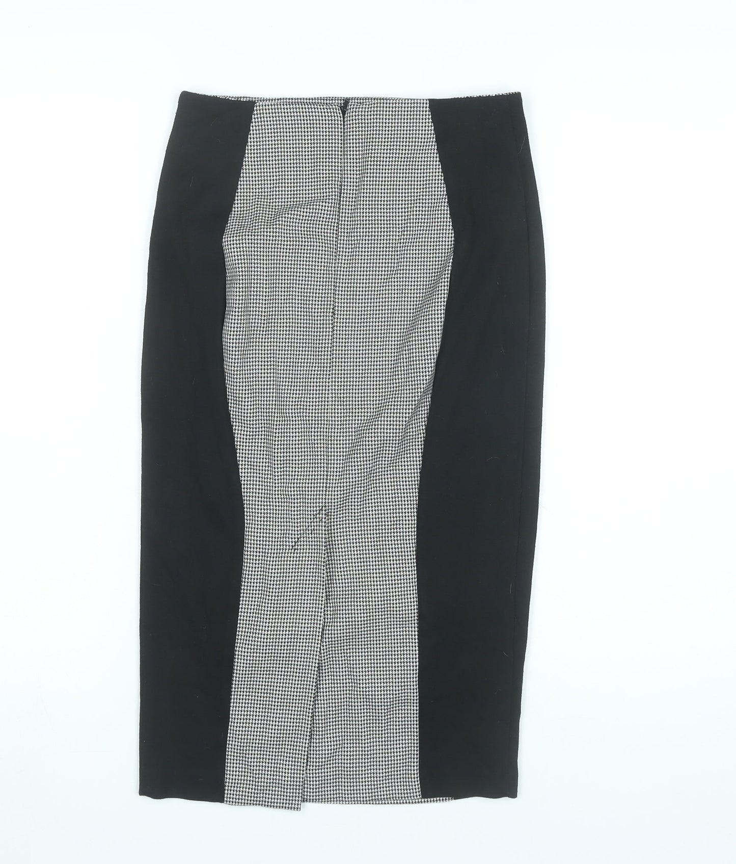 ASOS Women’s Black & White Midi Pencil Skirt UK 8 Business Stretch