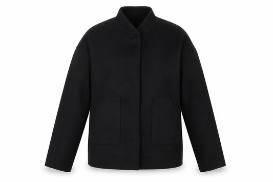 Womens UK Size 10 PRETTYLITTLETHING Black Basic Jacket