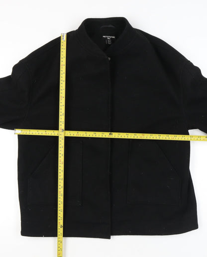 Womens UK Size 10 PRETTYLITTLETHING Black Basic Jacket