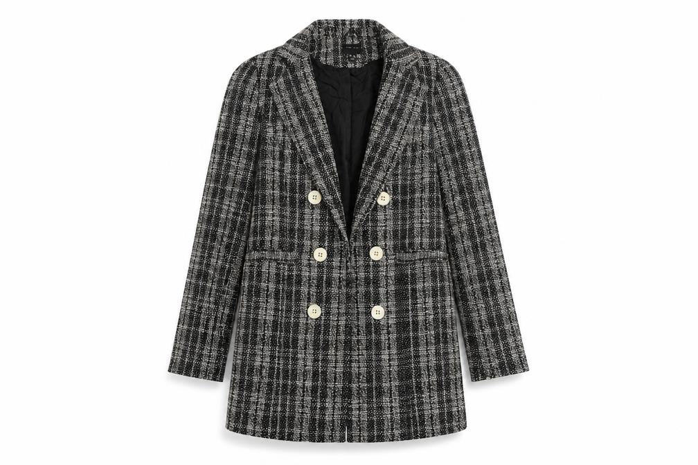 Womens UK Size 8 New Look Regular Grey Blazer