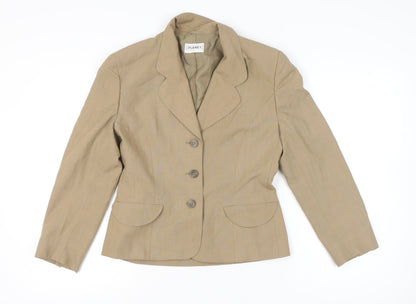 Womens UK Size 10 Planet Regular Beige Suit Jacket