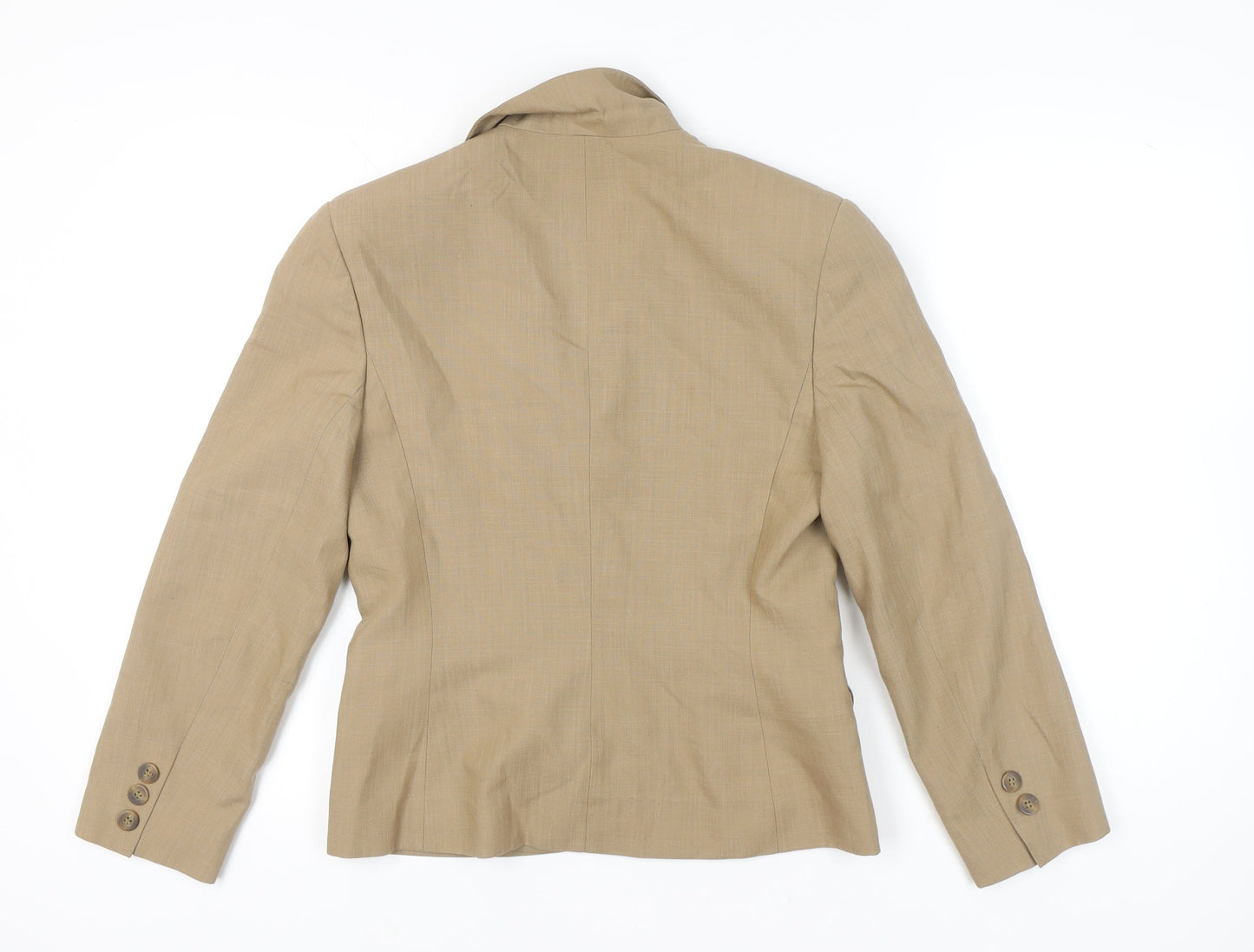 Womens UK Size 10 Planet Regular Beige Suit Jacket