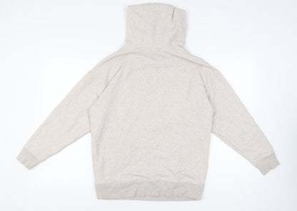 Ivy Park Women’s Beige Pullover Hoodie Size S Logo Print