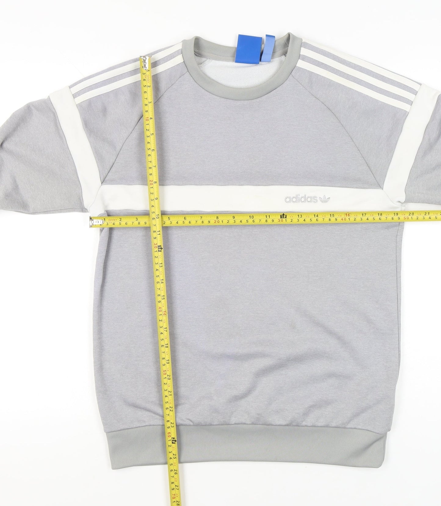 Mens UK Size S adidas Grey Pullover Sweatshirt