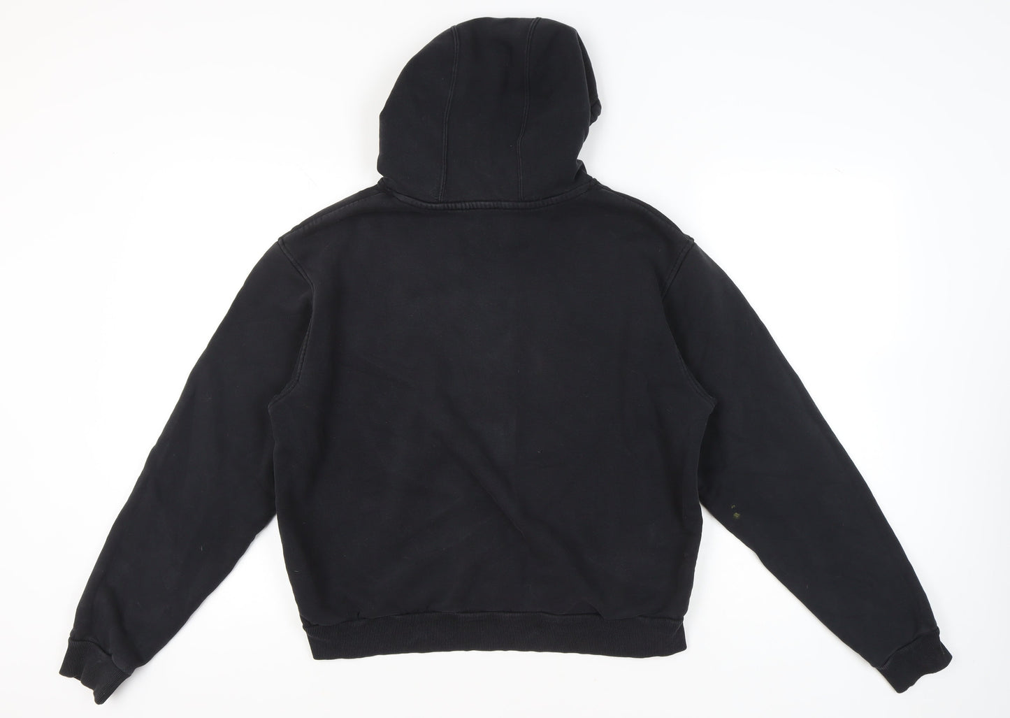 Adidas Unisex Black Pullover Hoodie Medium Logo Sportswear