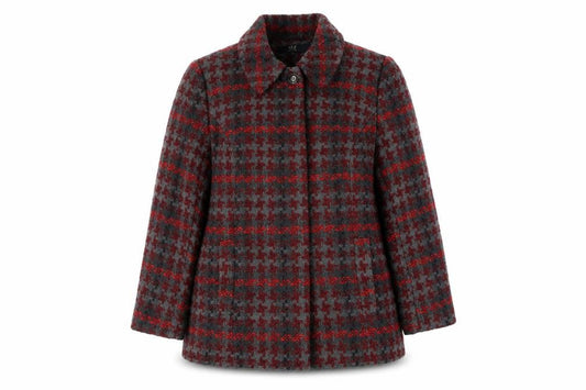 Womens UK Size 18 Isle Collection Grey Overcoat
