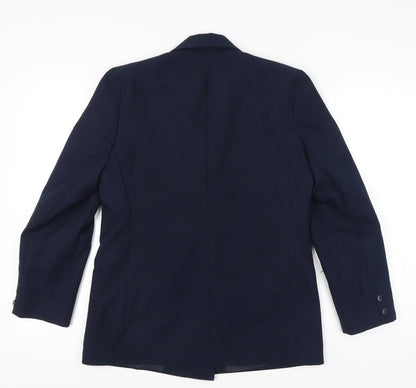 Debenhams Women’s Blue Size 12 Double-Breasted Suit Jacket
