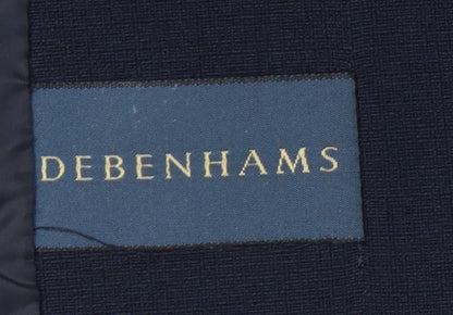 Debenhams Women’s Blue Size 12 Double-Breasted Suit Jacket