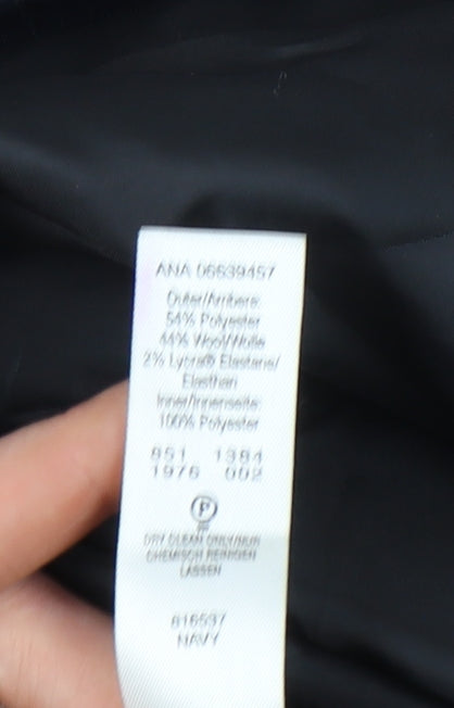 George Men’s Blue 44L Pinstripe Blazer Jacket Formal