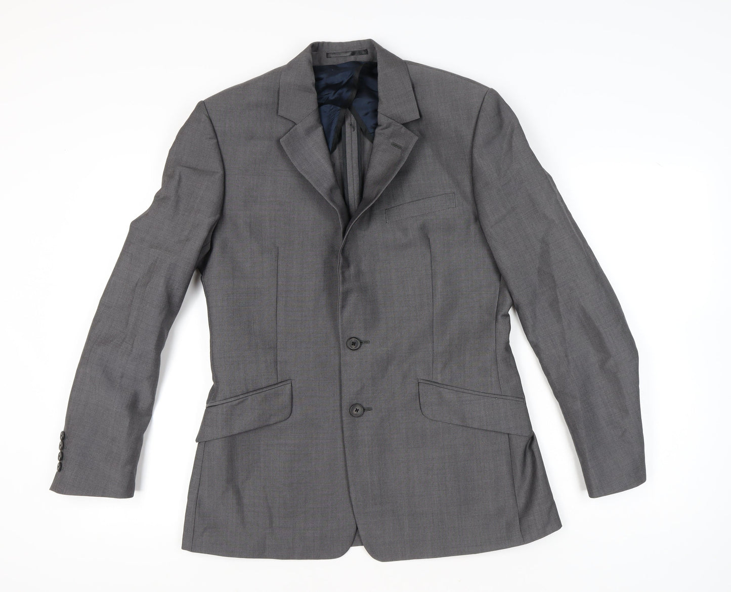 Mens UK Size 38 Reiss Regular Grey Suit Jacket