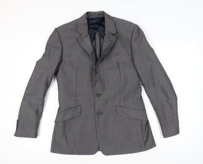 Mens UK Size 38 Reiss Regular Grey Suit Jacket