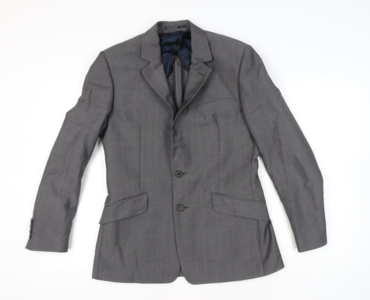 Mens UK Size 38 Reiss Regular Grey Suit Jacket
