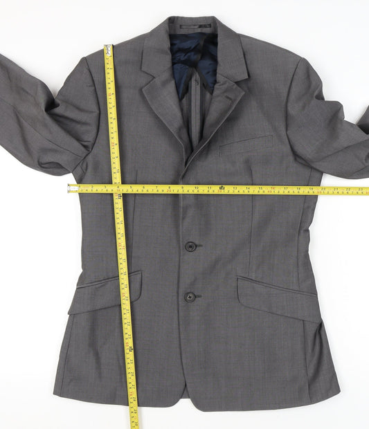 Mens UK Size 38 Reiss Regular Grey Suit Jacket
