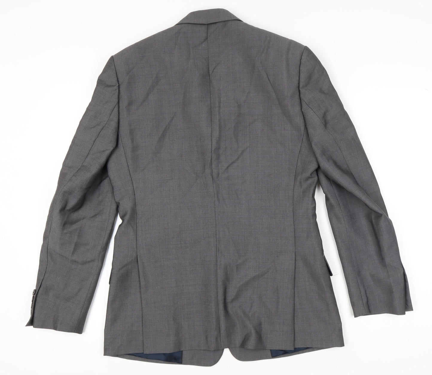 Mens UK Size 38 Reiss Regular Grey Suit Jacket