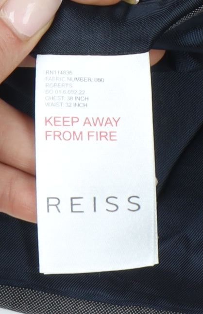 Mens UK Size 38 Reiss Regular Grey Suit Jacket