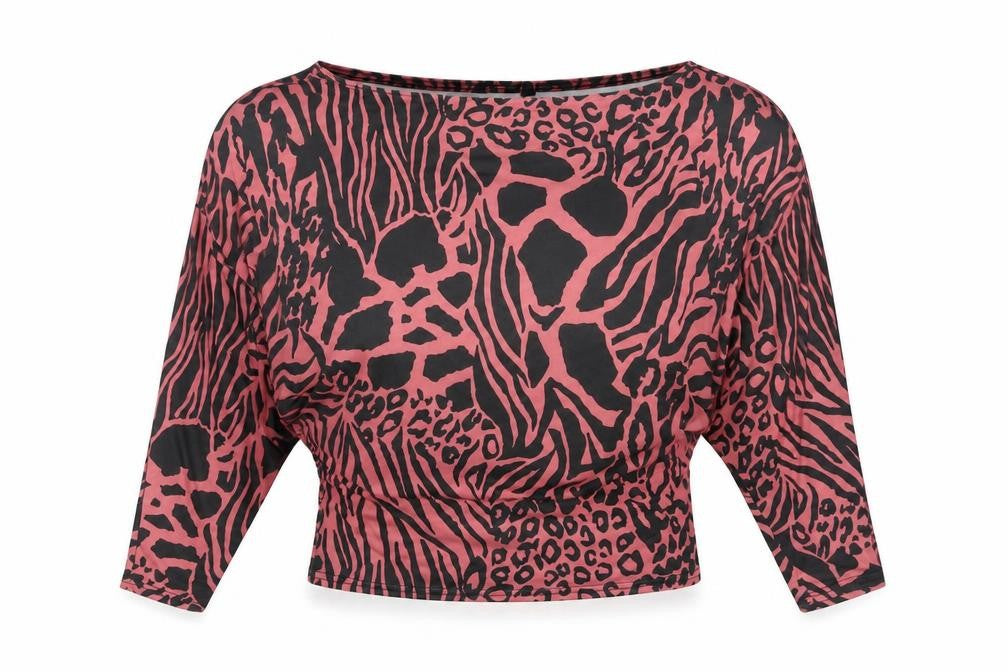 Womens UK Size 2 Lipsy Pink Cropped Blouse
