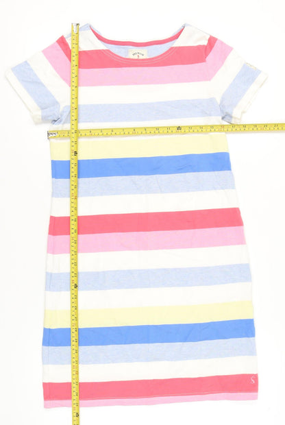 Joules Womens Multicoloured Striped Cotton T-Shirt Dress UK 10
