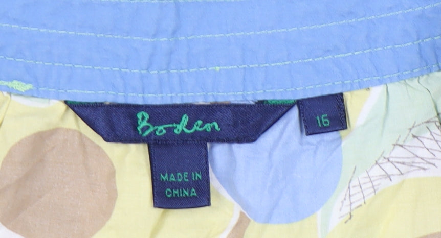 Boden Womens Multicoloured Floral Cotton Tank Top Size 16