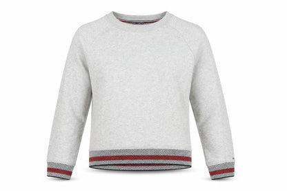 Tommy Hilfiger Women’s Grey Pullover Sweatshirt S Raglan Sleeve