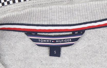 Tommy Hilfiger Women’s Grey Pullover Sweatshirt S Raglan Sleeve