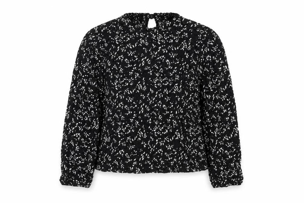 Womens UK Size M Zara Black Tunic Blouse
