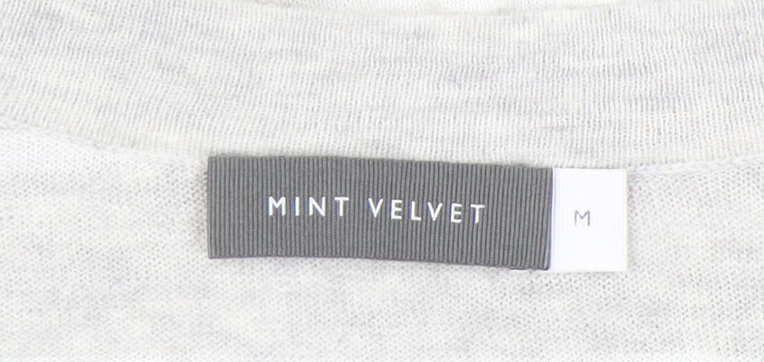 Womens UK Size M Mint Velvet Grey Pullover Jumper