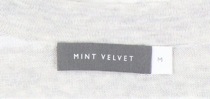 Womens UK Size M Mint Velvet Grey Pullover Jumper
