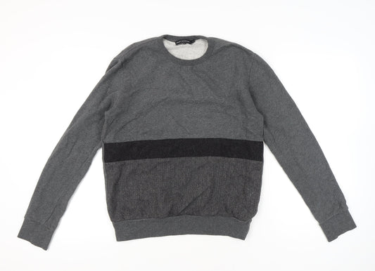 Mens UK Size XS French Connection Grey Pullover Sweatshirt