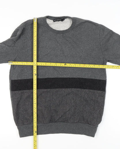 Mens UK Size XS French Connection Grey Pullover Sweatshirt