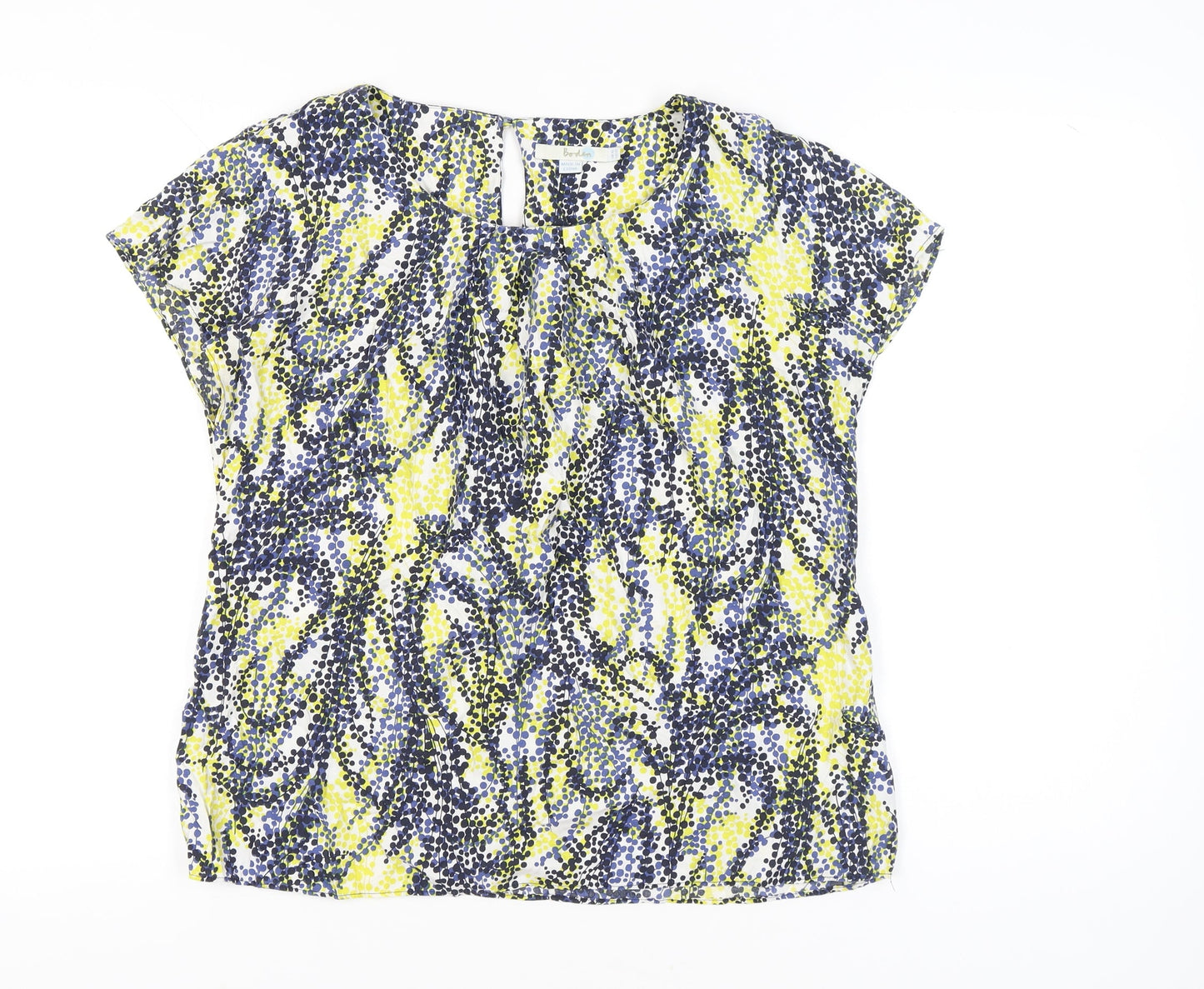 Boden Women’s Multicoloured Silk Blend Tunic Blouse UK 16