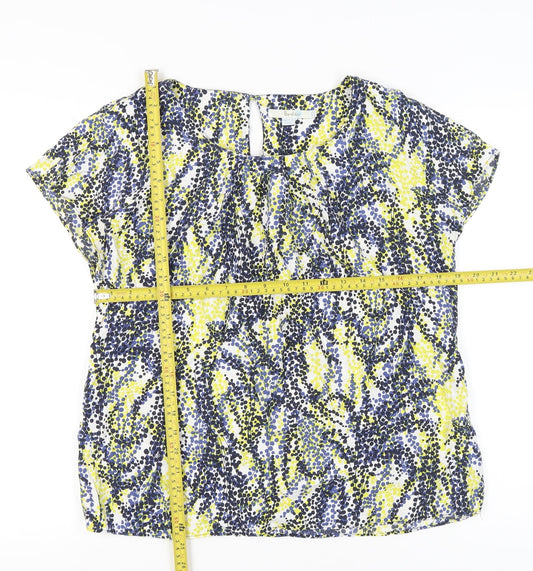 Boden Women’s Multicoloured Silk Blend Tunic Blouse UK 16