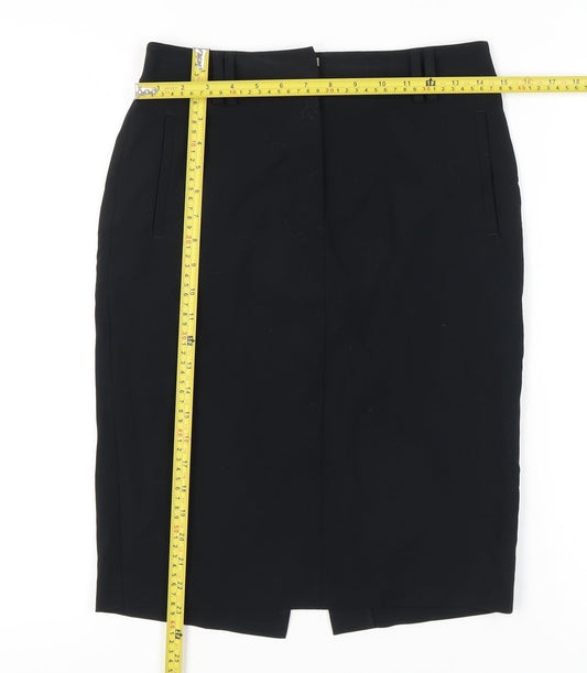 Marks and Spencer Women’s Black Size 8 Pencil Skirt Workwear Formal
