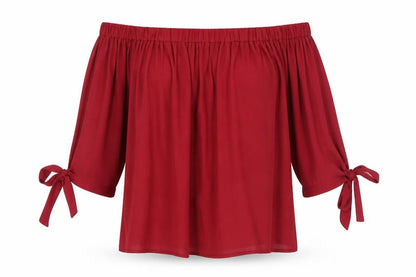 Womens UK Size 10 Cameo Rose Red Tunic Blouse