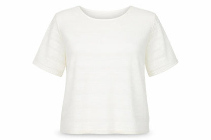 Womens UK Size 20 Honor Millburn Ivory Basic T-Shirt
