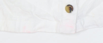 Womens UK Size 6 NEXT White Basic Blouse